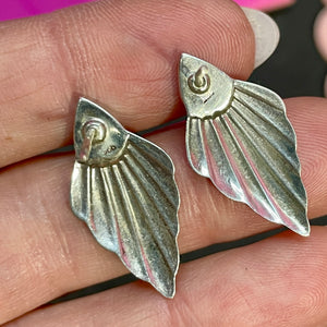 Sterling Malachite Earrings