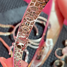 Load image into Gallery viewer, SS Emerald Diamond Bangle Bracelet
