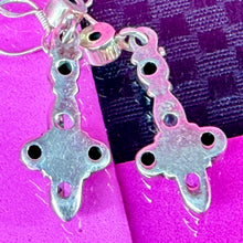 Load image into Gallery viewer, Sterling Gemstone Drop Earrings
