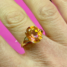 Load image into Gallery viewer, 14K Mystic Topaz Ring
