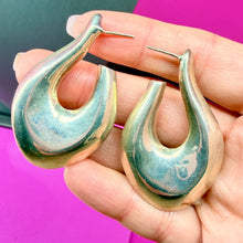 Load image into Gallery viewer, Sterling Modernist Signed Earrings
