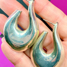 Load image into Gallery viewer, Sterling Modernist Signed Earrings
