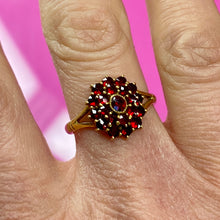 Load image into Gallery viewer, 14K Bohemian Garnet Ring
