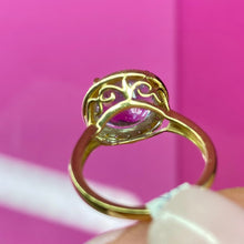Load image into Gallery viewer, 14K Amethyst Diamond Ring

