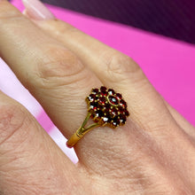 Load image into Gallery viewer, 14K Bohemian Garnet Ring
