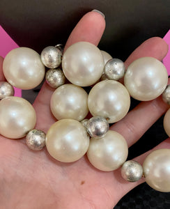 36 Anne Klein Bauble Pearl Necklace